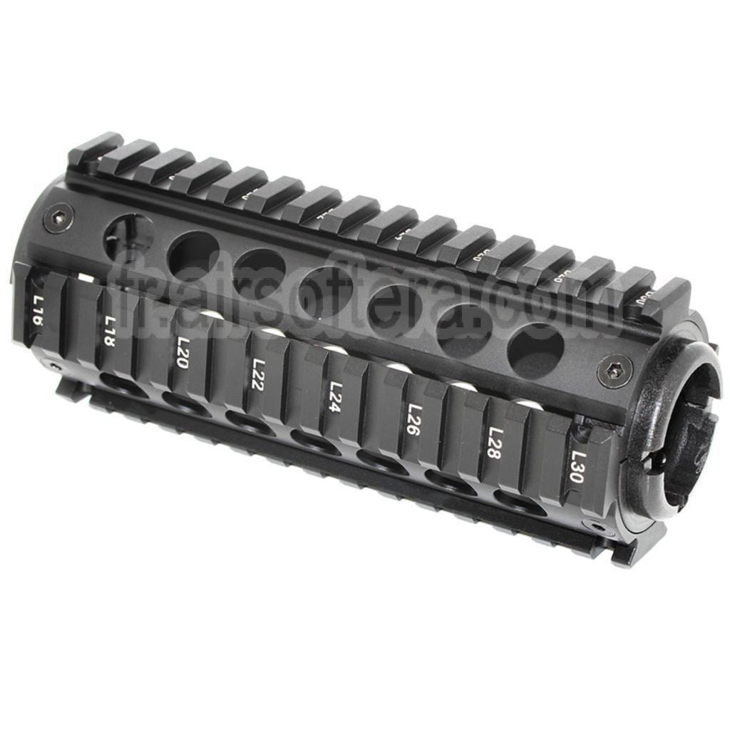 APS CNC 155mm RIS Rail de Garde-Main Convient pour M4 M16 Série AEG Fusil Airsoft Noir