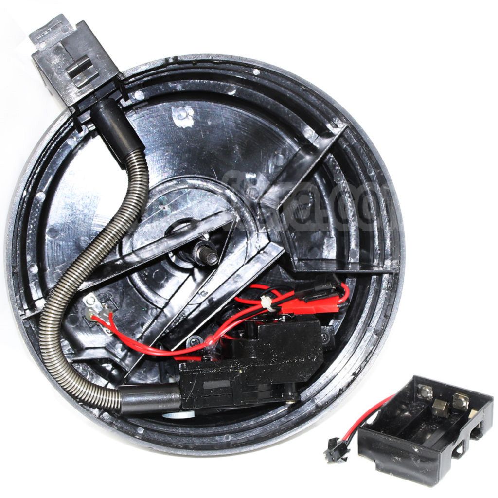 BATTLEAXE 3500 Billes Électrique Chargeur Tambour Convient pour AK Série AEG Fusil Airsoft Noir