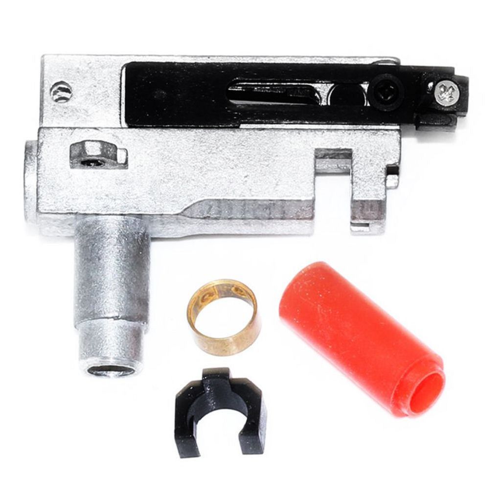 SHS Métal One-Pièce Hop Up Chambre Set Convient pour V3 Vitesse Boîte Version 3 AK Série AEG Fusil Airsoft