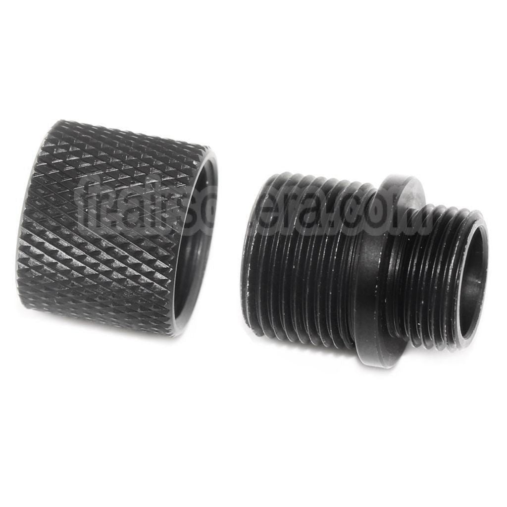 APS Canon Silencieux Compensateur Adaptateur Convient pour Tokyo Marui APS G17 -12mm -14mm CCW sens antihoraire