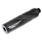 APS Silencieux avec Adaptateur -14mm -12mm CCW sens antihoraire Convient pour ACP601 606 Black Hornet Tokyo Marui G17 Série GBB Pistolet Airsoft