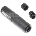 APS Silencieux avec Adaptateur -14mm -12mm CCW sens antihoraire Convient pour ACP601 606 Black Hornet Tokyo Marui G17 Série GBB Pistolet Airsoft