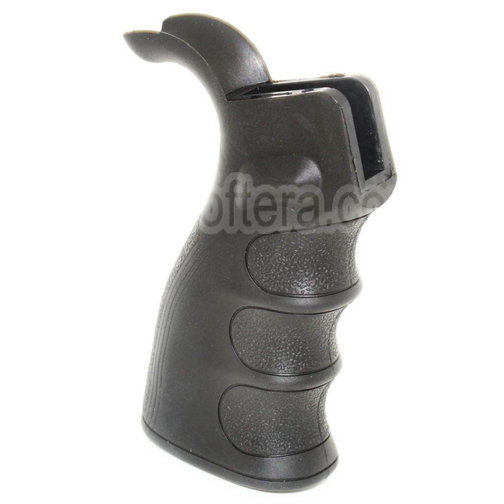AirsoftEra Surface Rugueuse &amp; Rainures des doigts Ergonomique Pistolet Poignée Convient pour M4 M16 GBB Fusil Noir