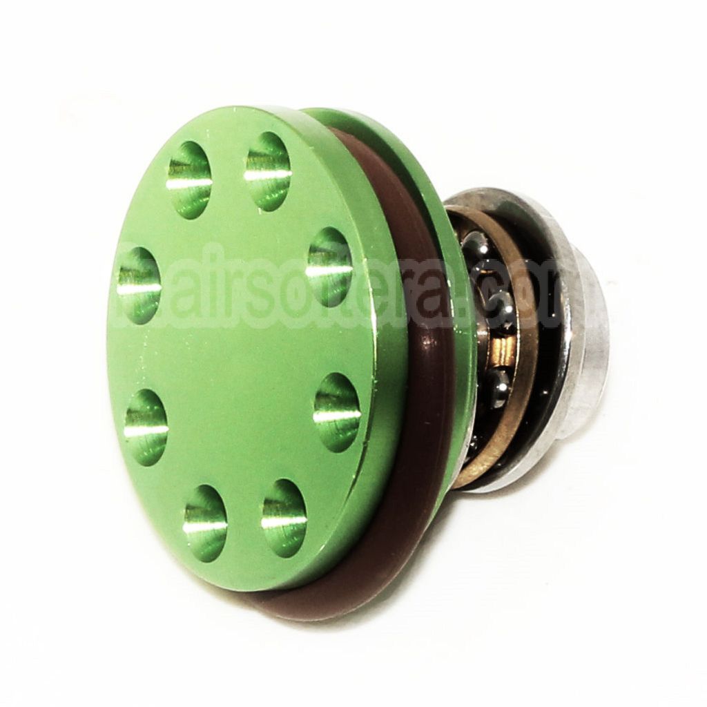 AirsoftEra Tête de Piston à roulement à billes en aluminium, fente à 8 ports, convient pour la Version 2/3/7 V2 V3 V7 AEG Vitesse Boîte Fusil