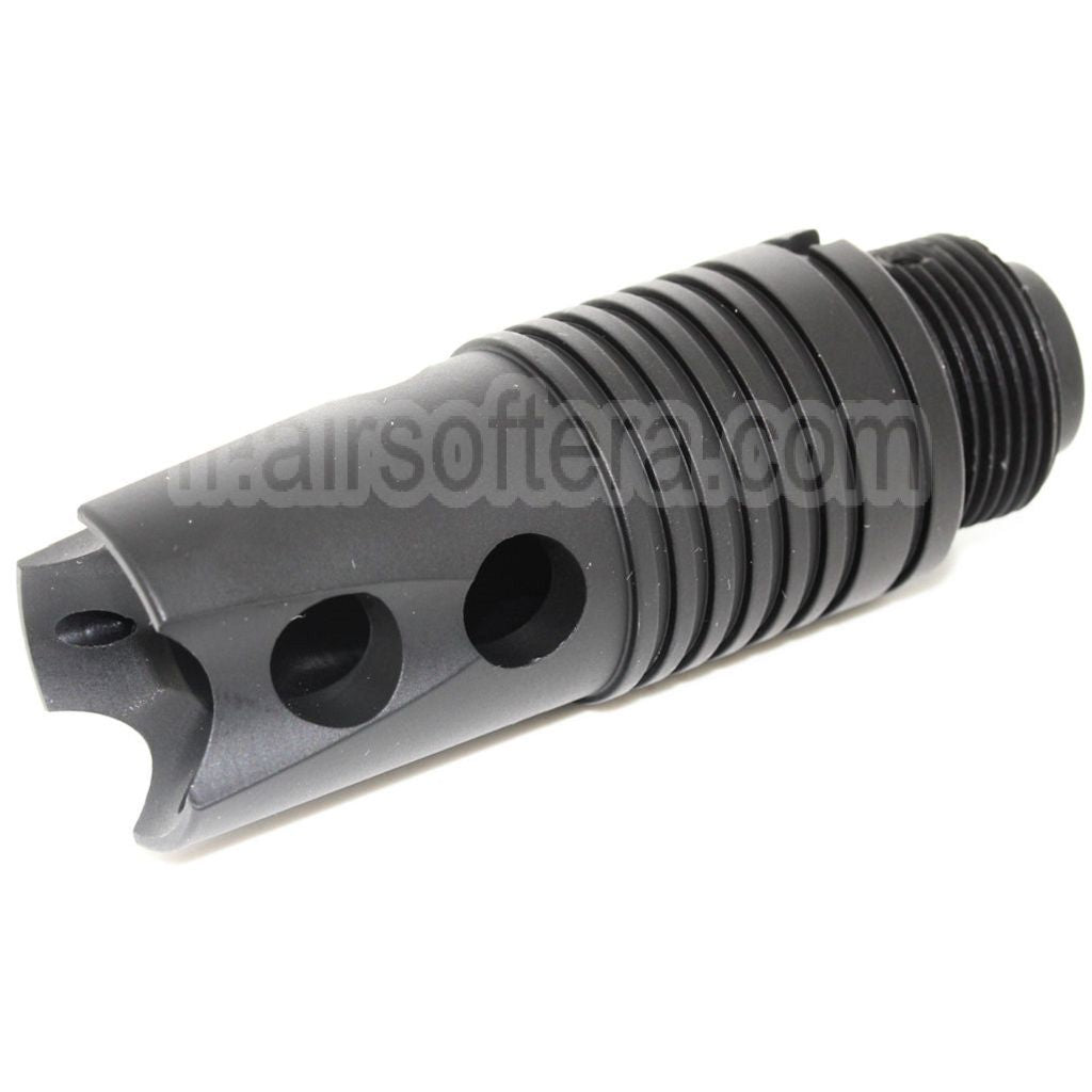 CYMA Strike Frein de Bouche Convient pour -14mm CCW sens antihoraire Canon Fusil Airsoft Noir