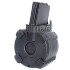 BATTLEAXE 1400 Billes Électrique Chargeur Tambour Convient pour M4 M16 Série AEG Fusil Airsoft Noir
