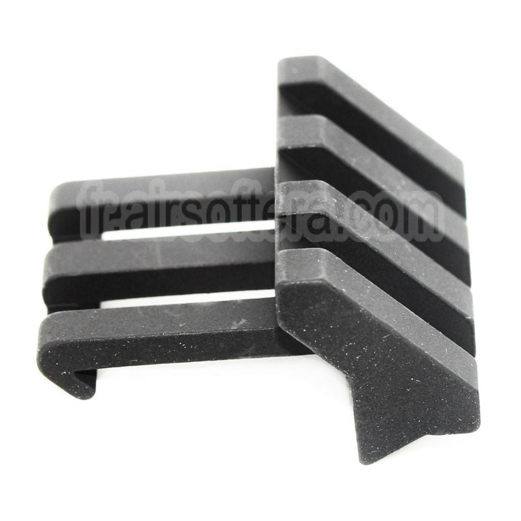 APS PER Phantom 3-Slots Offset 45 Degré 20mm Picatinny Rail Montage Noir