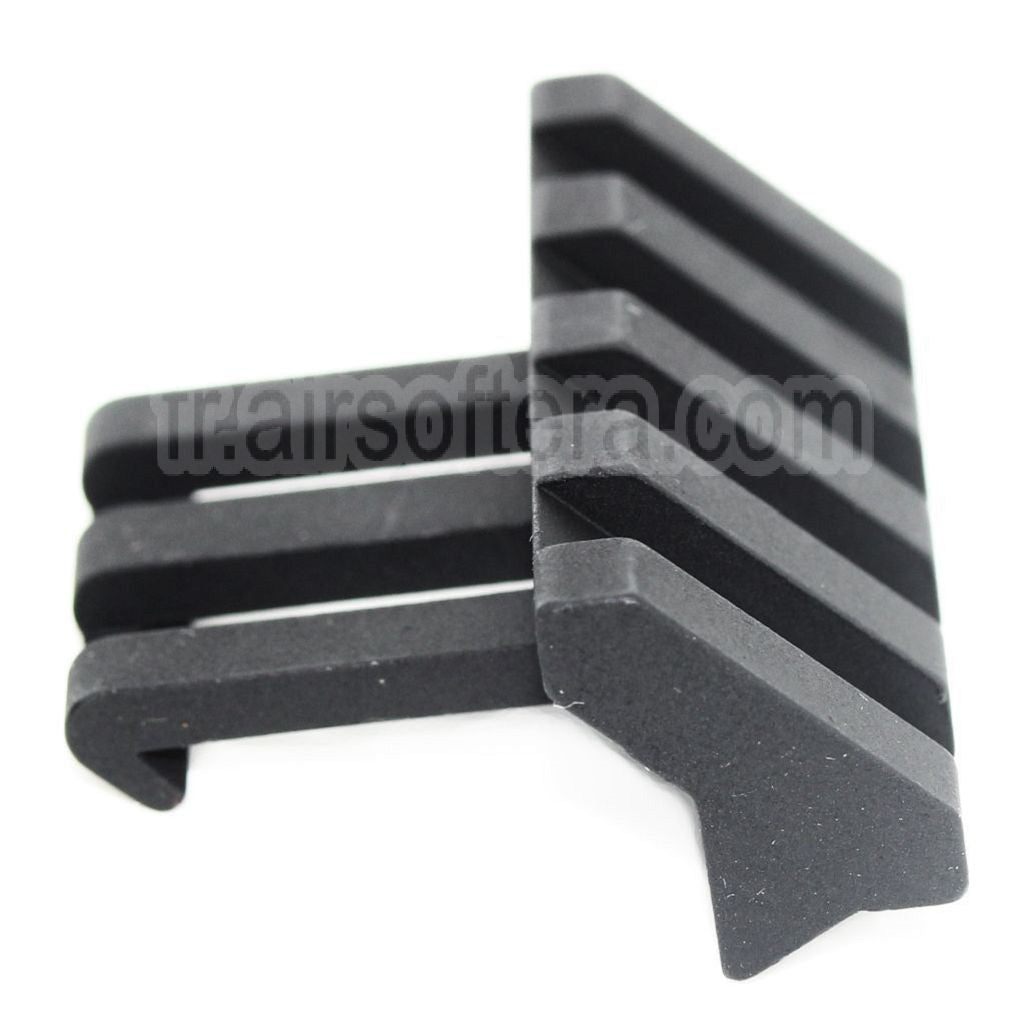 APS PER Phantom 4-Slots Offset 45 Degré 20mm Picatinny Rail Montage Noir
