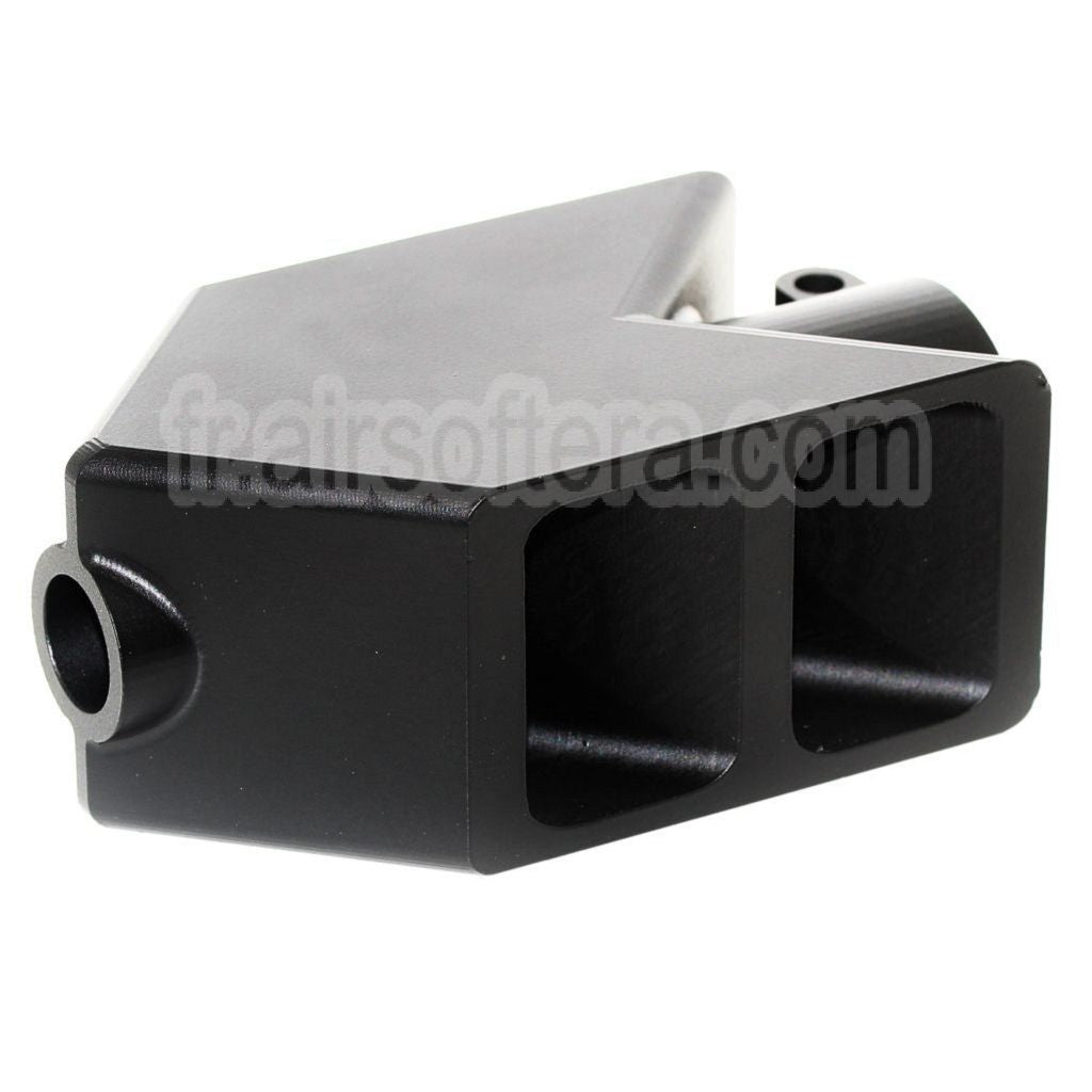 AirsoftEra CNC Aluminum Tank Frein de Bouche Cache-Flamme Convient pour Snow Wolf M82 Airsoft Noir