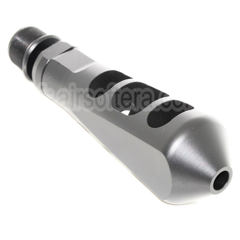 AirsoftEra 107mm Tanker Frein de Bouche Convient pour -14mm CCW sens antihoraire Canon Fusil