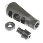 AirsoftEra 107mm Tanker Frein de Bouche Convient pour -14mm CCW sens antihoraire Canon Fusil