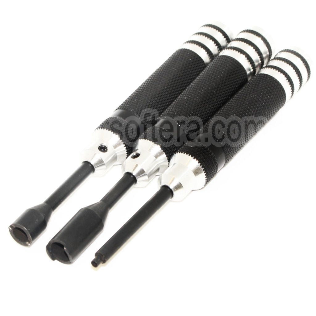 AirsoftEra 3 pièces Vanne Outil Clé Convient pour Tokyo Marui Western Arms KSC Maruzen Série GBB Pistolet Chargeurs