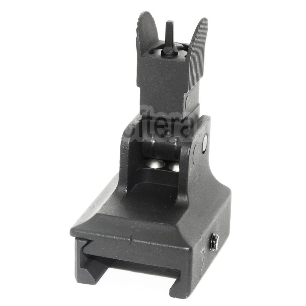 AirsoftEra Métal Rabattable Guidon Convient pour 20mm 1913 Picatinny Rail M4 M16 AEG Fusil