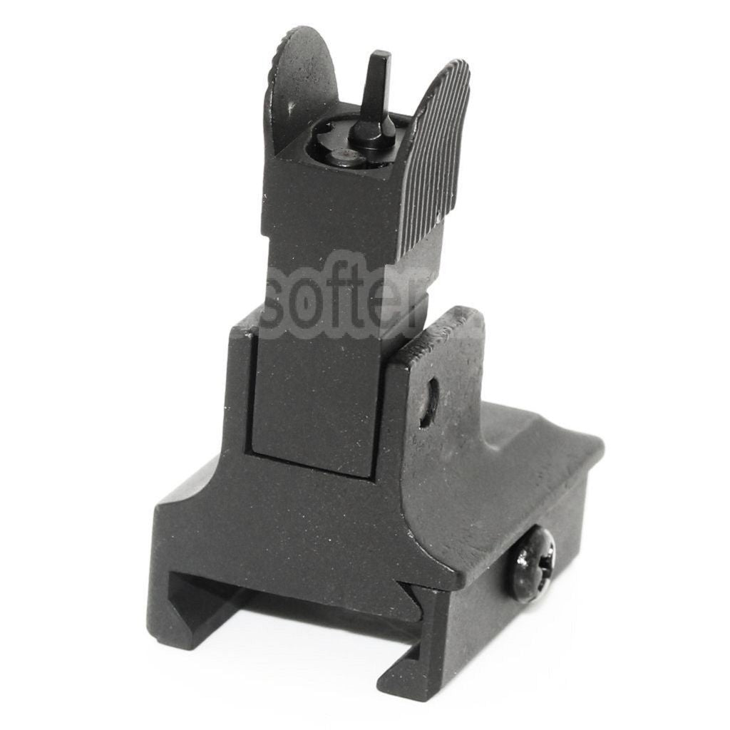 AirsoftEra Métal Rabattable Guidon Convient pour 20mm 1913 Picatinny Rail M4 M16 AEG Fusil