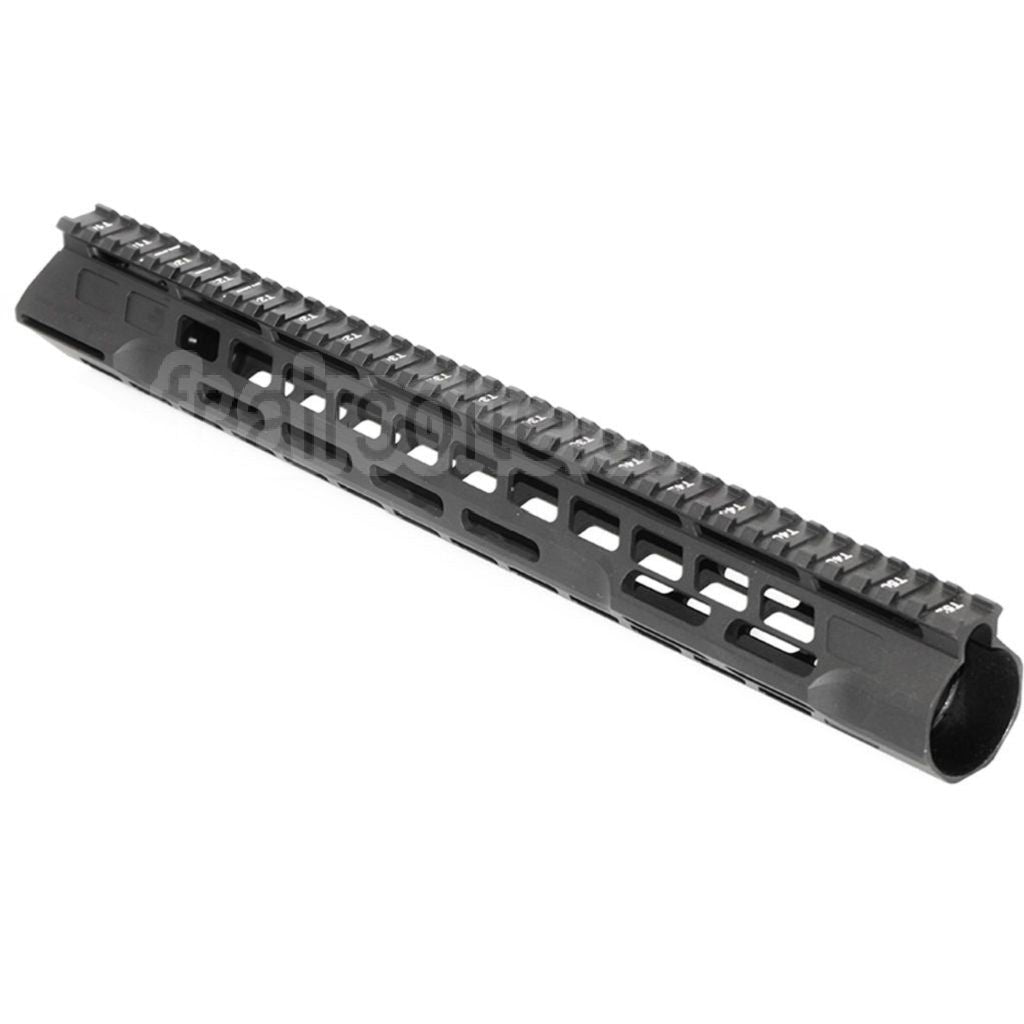 APS CNC 15 Pouces PER Phantom 5.0 M-LOK Rail de Garde-Main Convient pour APS CYMA G&amp;P JG Tokyo Marui M4 M16 Série AEG Fusil Airsoft Noir