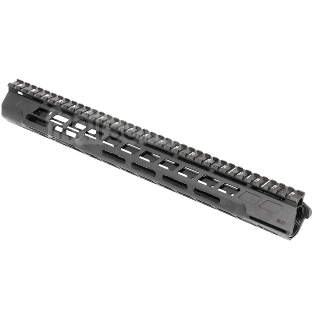 APS CNC 15 Pouces PER Phantom 5.0 M-LOK Rail de Garde-Main Convient pour APS CYMA G&amp;P JG Tokyo Marui M4 M16 Série AEG Fusil Airsoft Noir
