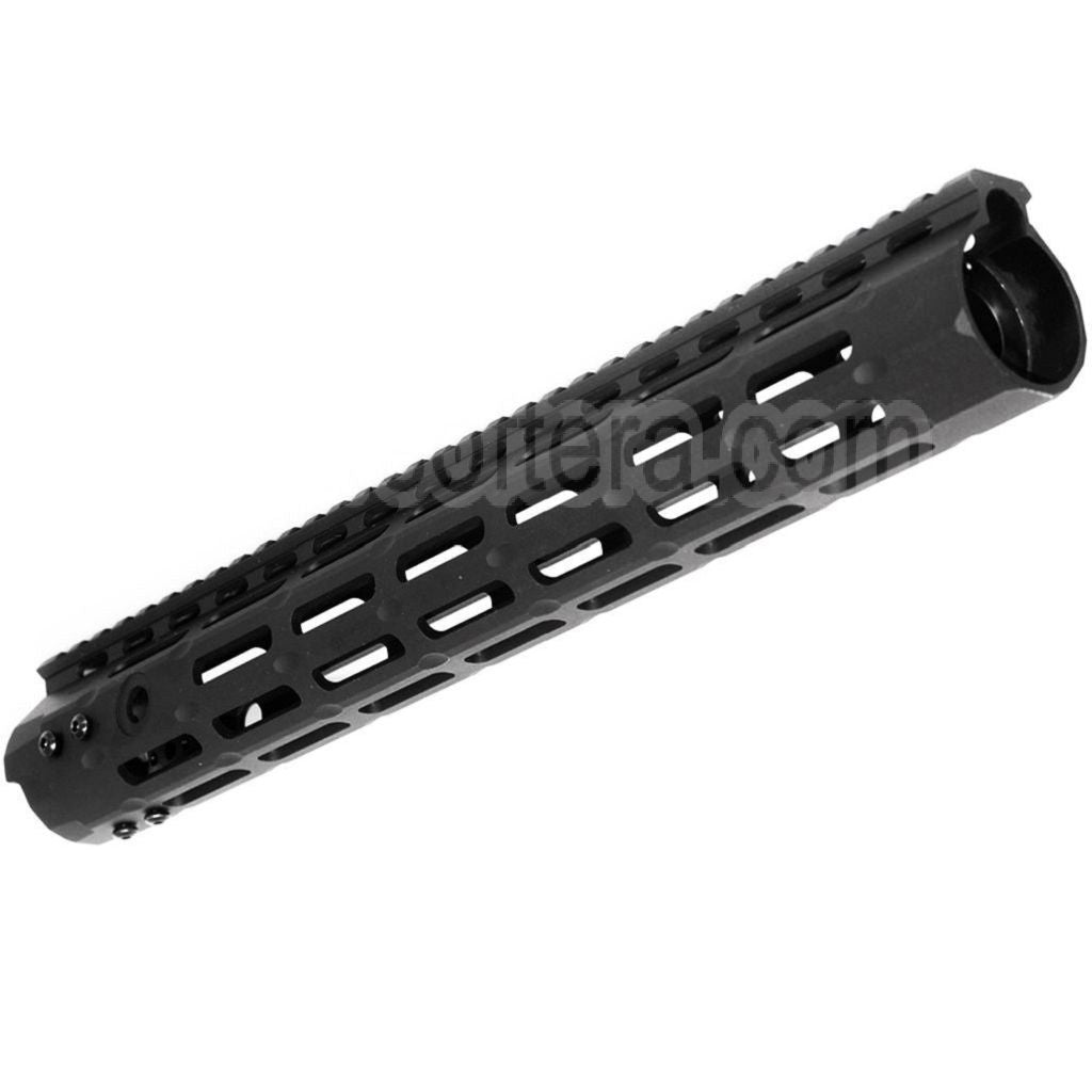 APS CNC 13.5 Pouces Evolution Tech 4.0 M-LOK Rail de Garde-Main Convient pour APS CYMA G&amp;P JG Tokyo Marui M4 M16 Série AEG Fusil Airsoft Noir