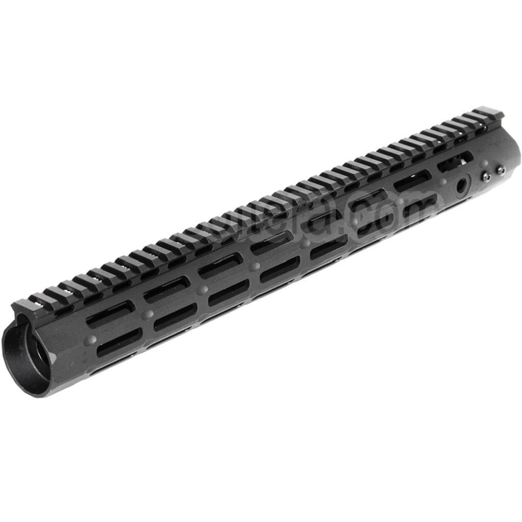 APS CNC 15 Pouces Evolution Tech 5.0 M-LOK Rail de Garde-Main Convient pour APS CYMA G&amp;P JG Tokyo Marui M4 M16 Série AEG Fusil Airsoft Noir
