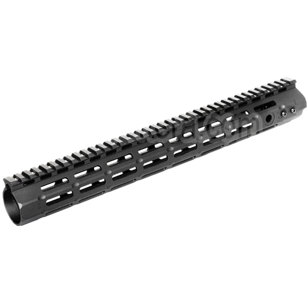 APS CNC 15 Pouces Evolution Tech 5.0 M-LOK Rail de Garde-Main Convient pour APS CYMA G&amp;P JG Tokyo Marui M4 M16 Série AEG Fusil Airsoft Noir