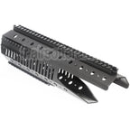 CYMA CNC Aluminium 326mm Rail de Garde-Main Convient pour CYMA Tokyo Marui M14 Série AEG Fusil Airsoft Noir