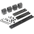 CYMA CNC Aluminium 326mm Rail de Garde-Main Convient pour CYMA Tokyo Marui M14 Série AEG Fusil Airsoft Noir