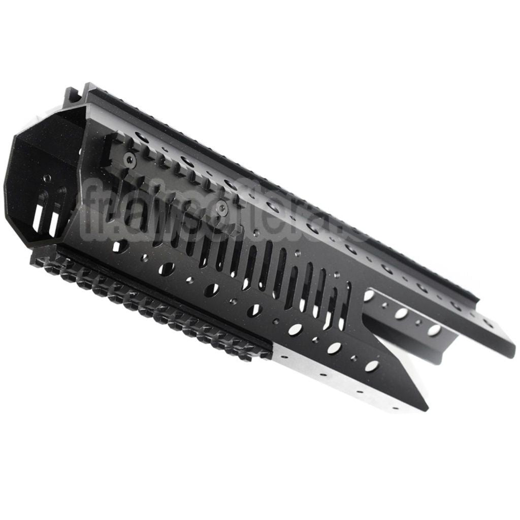 CYMA CNC Aluminium 326mm Rail de Garde-Main Convient pour CYMA Tokyo Marui M14 Série AEG Fusil Airsoft Noir
