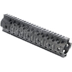 CYMA CNC Aluminium 255mm 10 Pouces Free Float RIS Rail de Garde-Main Convient pour M4 M16 Série AEG Fusil Airsoft Noir