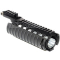 CYMA CNC Aluminium 210mm RAS Rail de Garde-Main avec Rail Cover Convient pour Tokyo Marui M4 M16 Série AEG / WA M4 M16 Série GBB Fusil Airsoft Noir