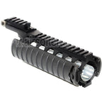 CYMA CNC Aluminium 210mm RAS Rail de Garde-Main avec Rail Cover Convient pour Tokyo Marui M4 M16 Série AEG / WA M4 M16 Série GBB Fusil Airsoft Noir