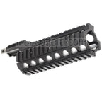 CYMA CNC Aluminium 210mm RAS Rail de Garde-Main avec Rail Cover Convient pour Tokyo Marui M4 M16 Série AEG / WA M4 M16 Série GBB Fusil Airsoft Noir