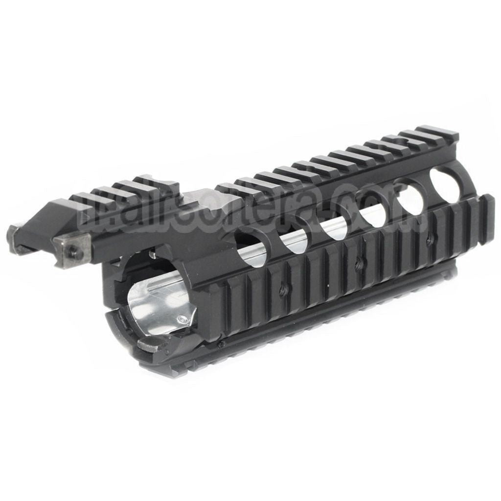 CYMA CNC Aluminium 210mm RAS Rail de Garde-Main avec Rail Cover Convient pour Tokyo Marui M4 M16 Série AEG / WA M4 M16 Série GBB Fusil Airsoft Noir