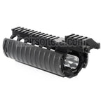 CYMA CNC Aluminium 210mm RAS Rail de Garde-Main avec Rail Cover Convient pour Tokyo Marui M4 M16 Série AEG / WA M4 M16 Série GBB Fusil Airsoft Noir
