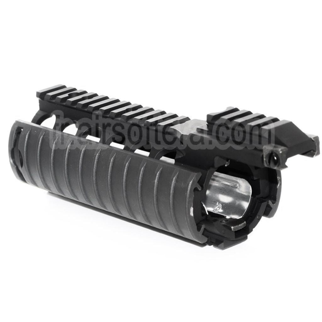 CYMA CNC Aluminium 210mm RAS Rail de Garde-Main avec Rail Cover Convient pour Tokyo Marui M4 M16 Série AEG / WA M4 M16 Série GBB Fusil Airsoft Noir