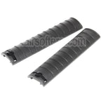 CYMA CNC Aluminium 210mm RAS Rail de Garde-Main avec Rail Cover Convient pour Tokyo Marui M4 M16 Série AEG / WA M4 M16 Série GBB Fusil Airsoft Noir