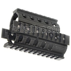 CYMA CNC Aluminum 135mm Rail de Garde-Main Convient pour Tokyo Marui D-Boys CYMA APS VFC Matrix AK74U Série AEG Fusil Airsoft Noir