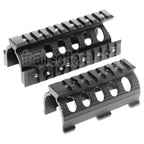 CYMA CNC Aluminum 135mm Rail de Garde-Main Convient pour Tokyo Marui D-Boys CYMA APS VFC Matrix AK74U Série AEG Fusil Airsoft Noir
