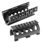 CYMA CNC Aluminum 135mm Rail de Garde-Main Convient pour Tokyo Marui D-Boys CYMA APS VFC Matrix AK74U Série AEG Fusil Airsoft Noir