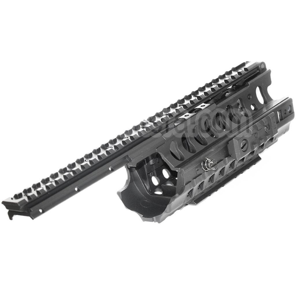 CYMA 328mm SIR System RIS Rail de Garde-Main Convient pour M4 M16 Série AEG Fusil Airsoft Noir