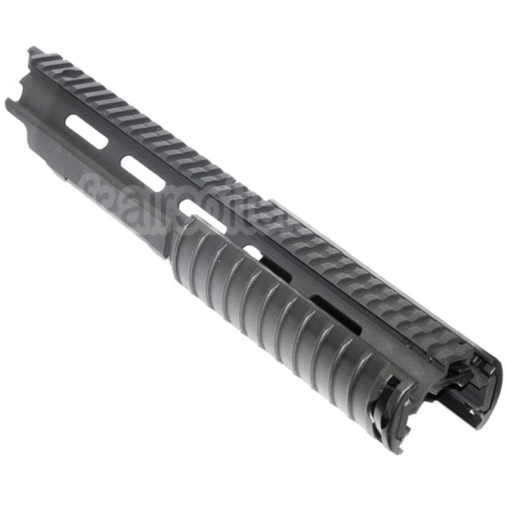 CYMA CNC Aluminium 370mm RAS Rail de Garde-Main avec Rail cover Convient pour CYMA Tokyo Marui G&amp;P JG M14 Série AEG Fusil Airsoft Noir