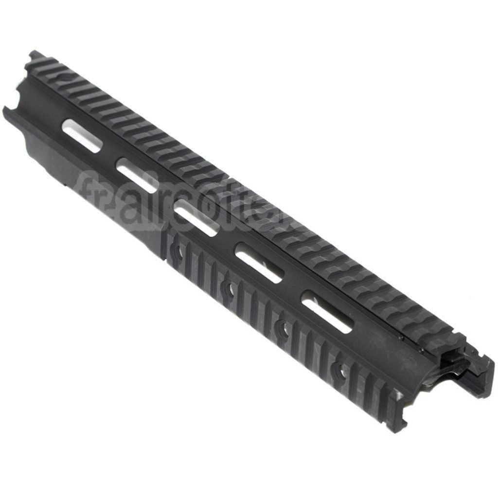 CYMA CNC Aluminium 370mm RAS Rail de Garde-Main avec Rail cover Convient pour CYMA Tokyo Marui G&amp;P JG M14 Série AEG Fusil Airsoft Noir