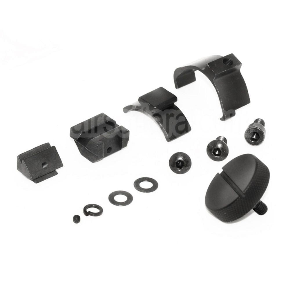 CYMA CNC Aluminium 370mm RAS Rail de Garde-Main avec Rail cover Convient pour CYMA Tokyo Marui G&amp;P JG M14 Série AEG Fusil Airsoft Noir
