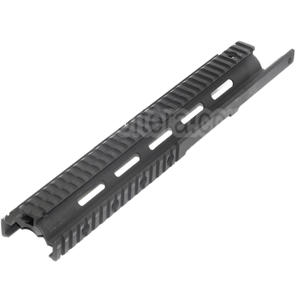 CYMA CNC Aluminium 370mm RAS Rail de Garde-Main avec Rail cover Convient pour CYMA Tokyo Marui G&amp;P JG M14 Série AEG Fusil Airsoft Noir