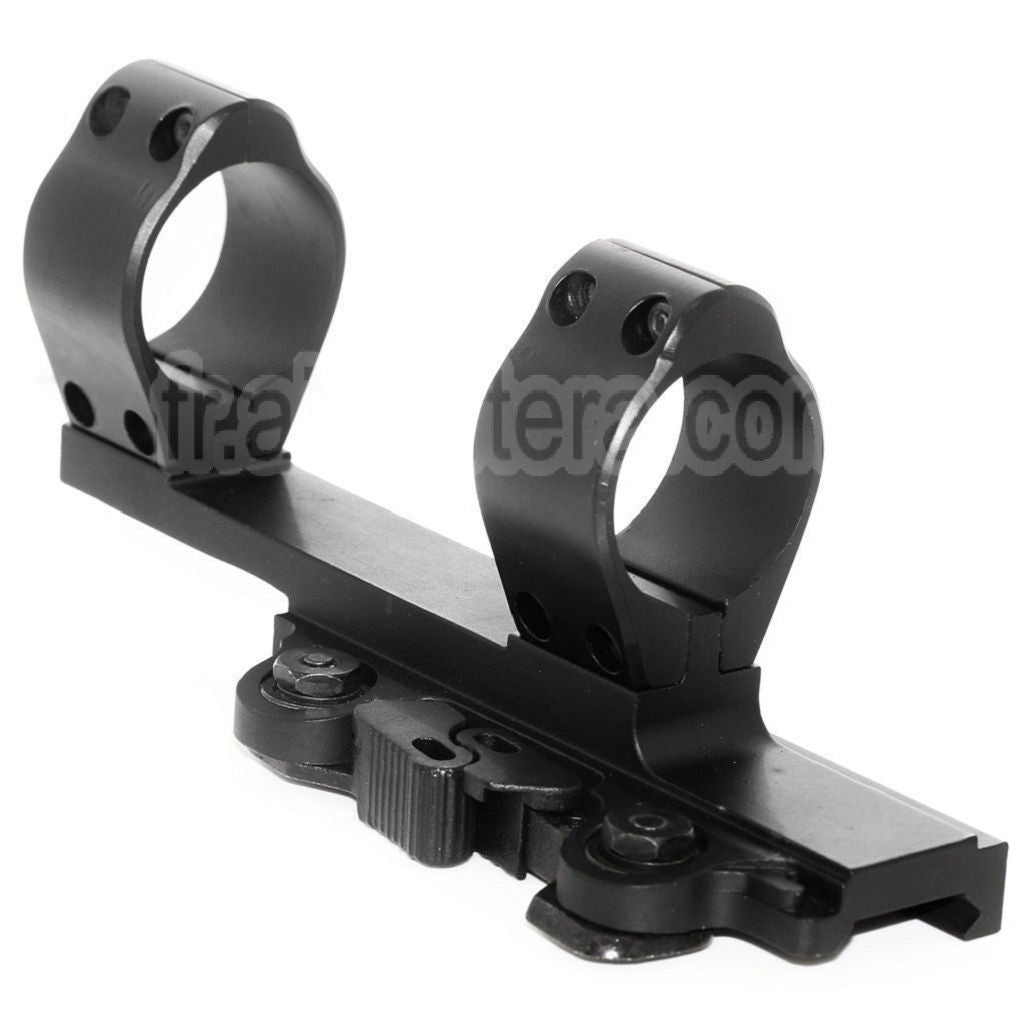 Support de visée à double anneau QD CYMA Tactical Style 30 mm, montage double, noir