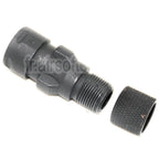 CYMA Métal Frein de Bouche Muzzle Adaptateur Convient pour CM041 CM049 MP5 AEG Fusil Airsoft Noir