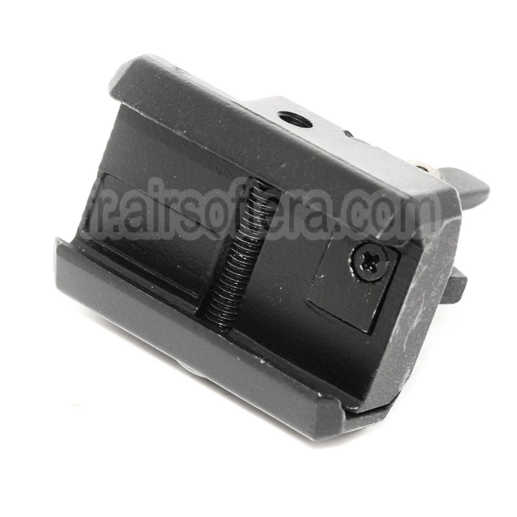 AirsoftEra MP7 Guidon tactique rabattable adapté pour rail RIS RAS standard de 20 mm