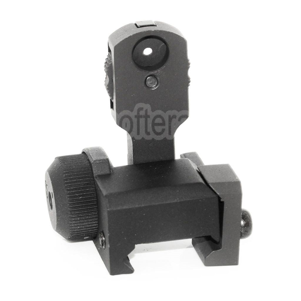AirsoftEra MAD BUIS Style Rabattable Hausse Convient pour Standard 20mm RIS RAS Rail