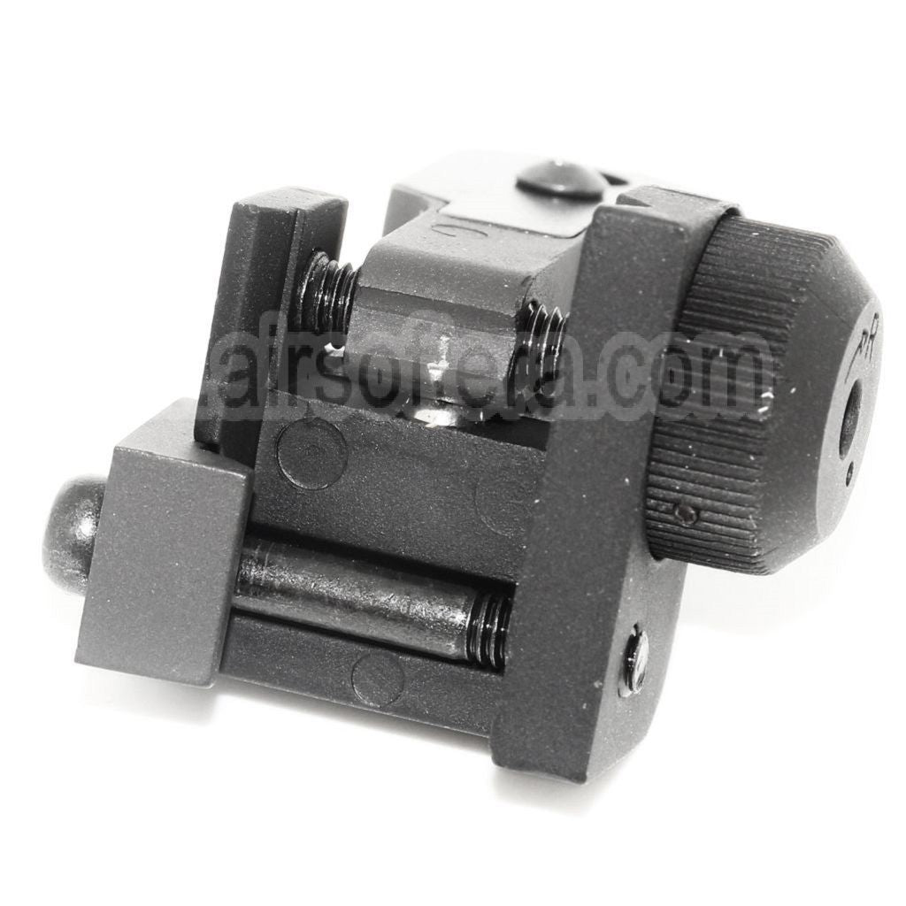AirsoftEra MAD BUIS Style Rabattable Hausse Convient pour Standard 20mm RIS RAS Rail