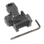 AirsoftEra MAD BUIS Style Rabattable Hausse Convient pour Standard 20mm RIS RAS Rail