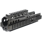 AirsoftEra 225mm 9 Pouces CNC Aluminium 4-Side Rail de Garde-Main Convient pour ARMY G&amp;G L85 R85 AEG Fusil Noir