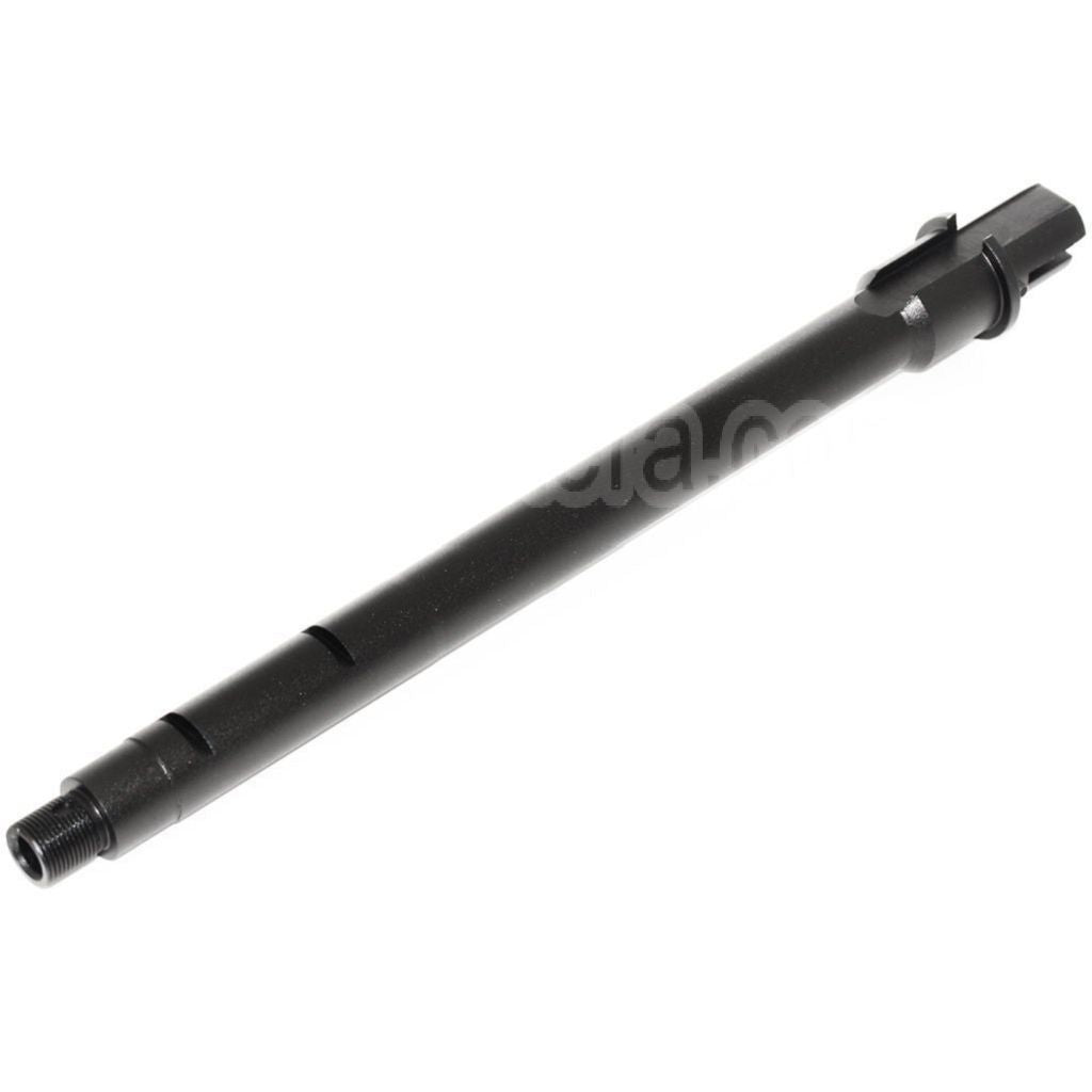 E&amp;C 10/11 Pouces Aluminium M4CQB Canon Extérieur -14mm CCW sens antihoraire Convient pour M4 M16 Série AEG Fusil Airsoft Noir